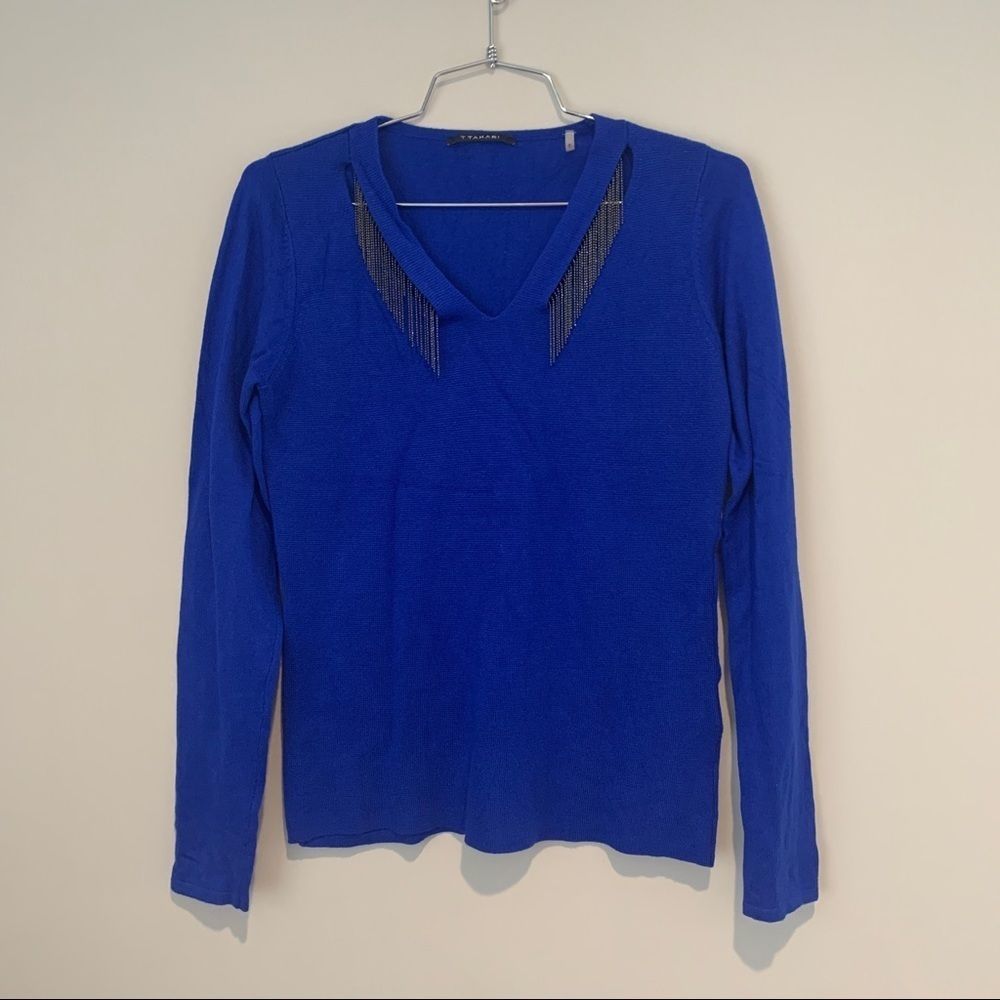 Blue T Tahari Sweater